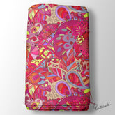 Dark Red Zara Print Fabric Manufacturer in India